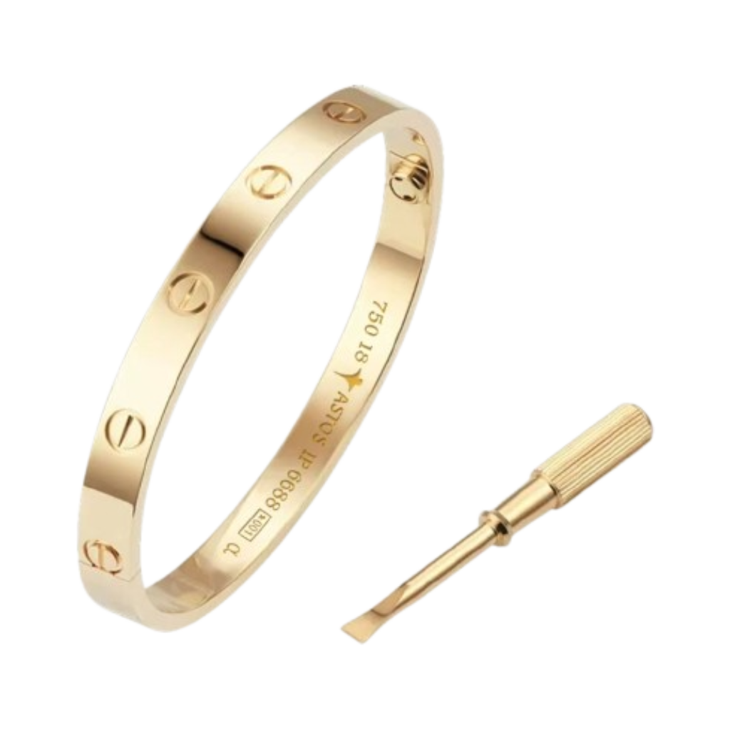 Screw Love Bracelet - Gold Plated