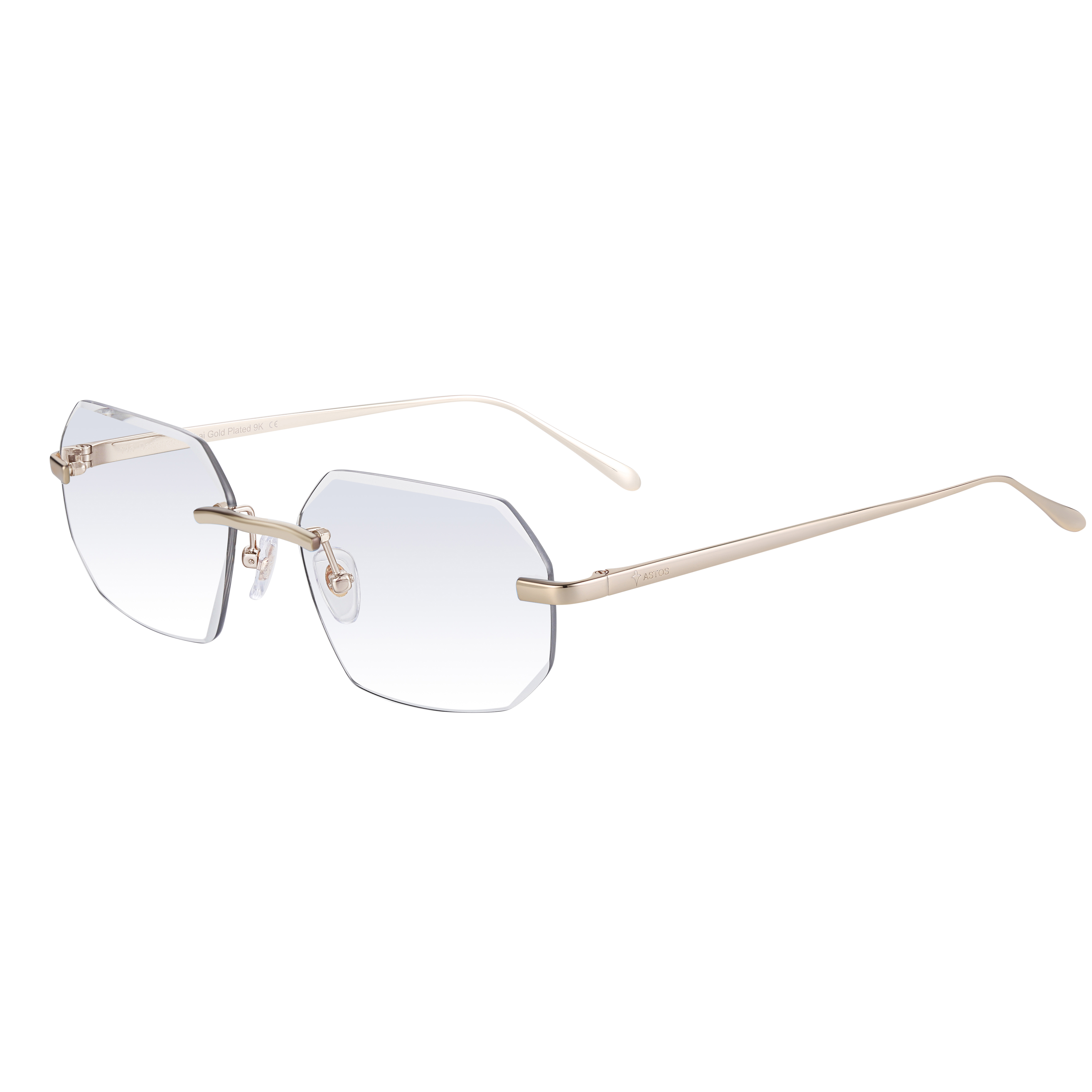 Men's Eyewear Diamond Cut Transparent