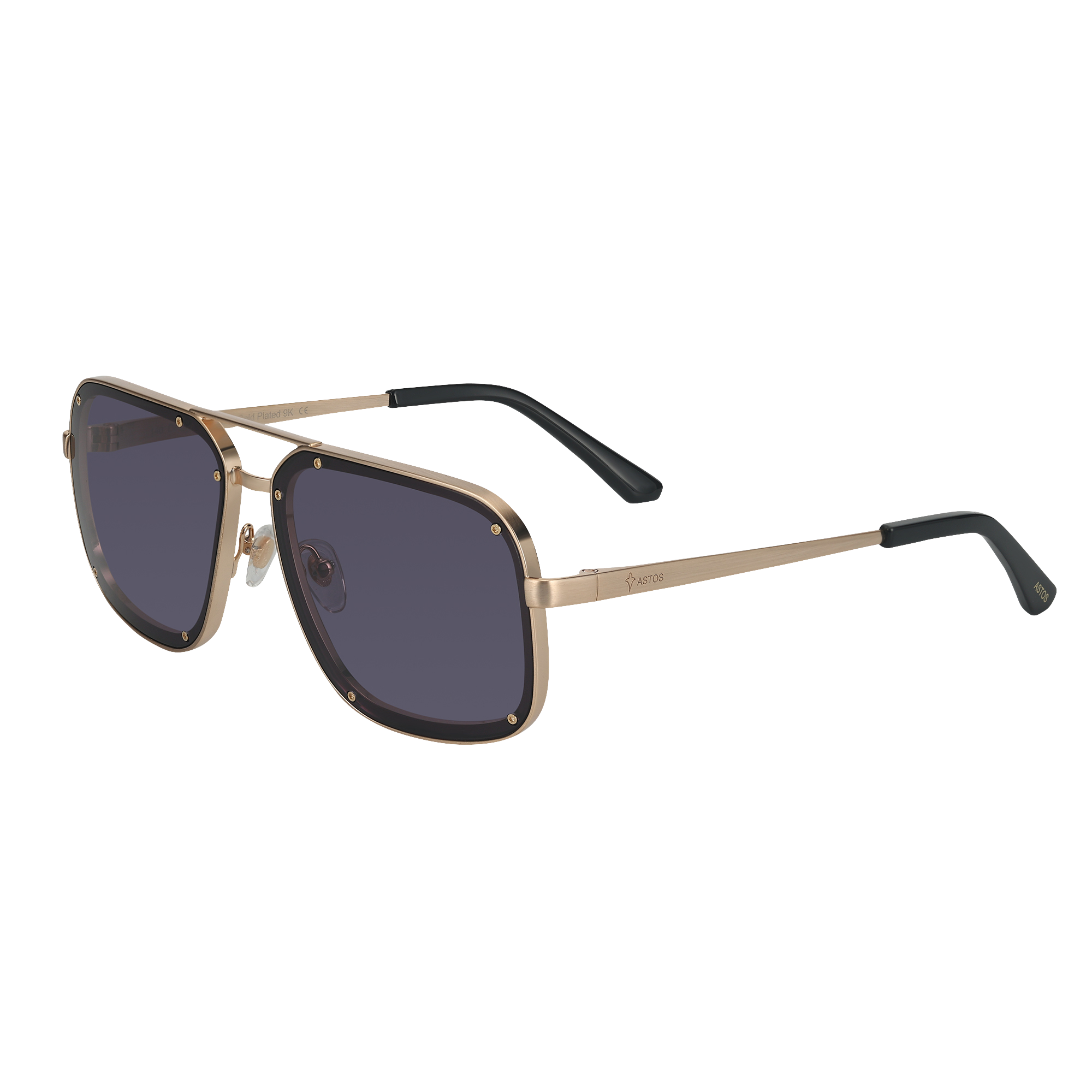 Men's Eyewear Elegance Gold & Black
