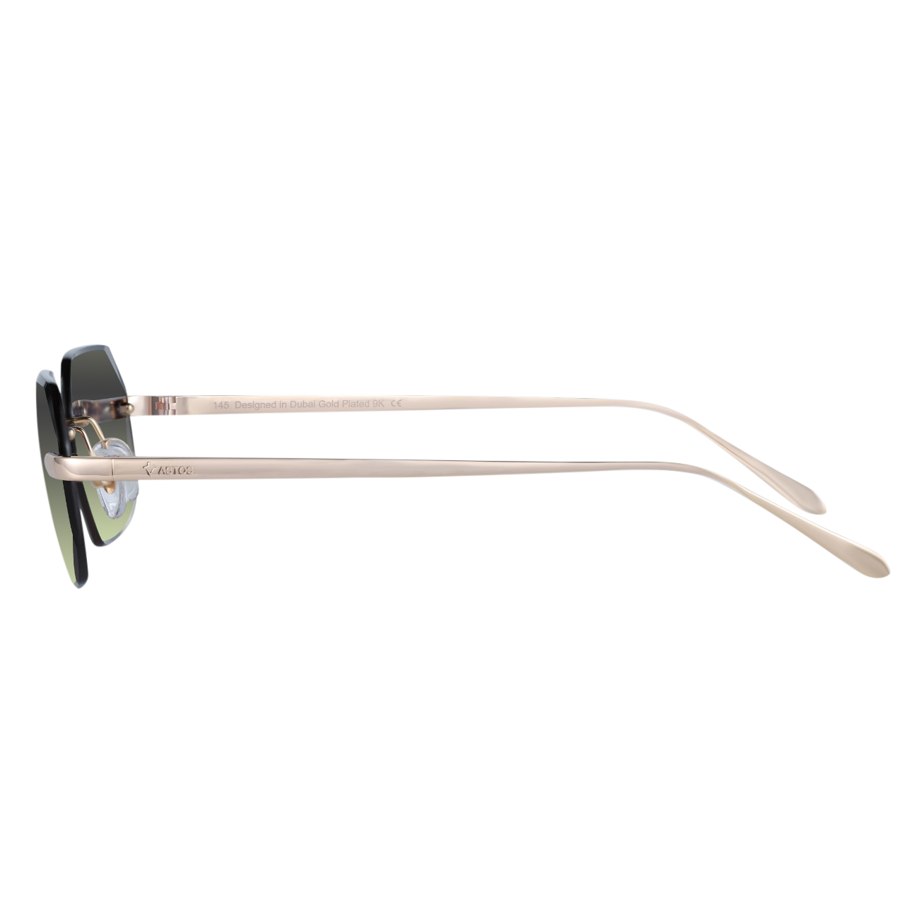 Men's Eyewear Diamond Cut Green