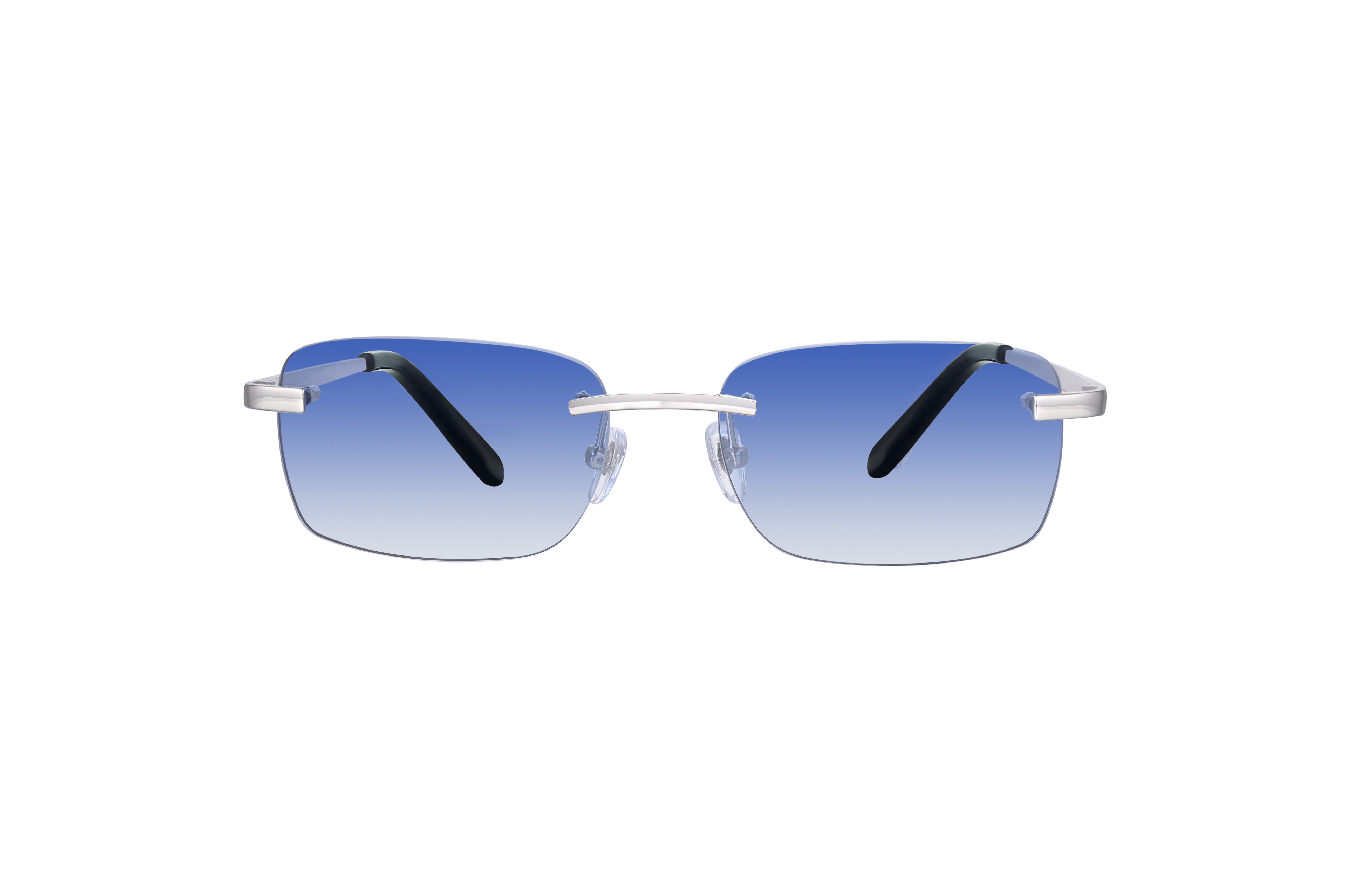 Men's Eyewear Dark Blue | Silver