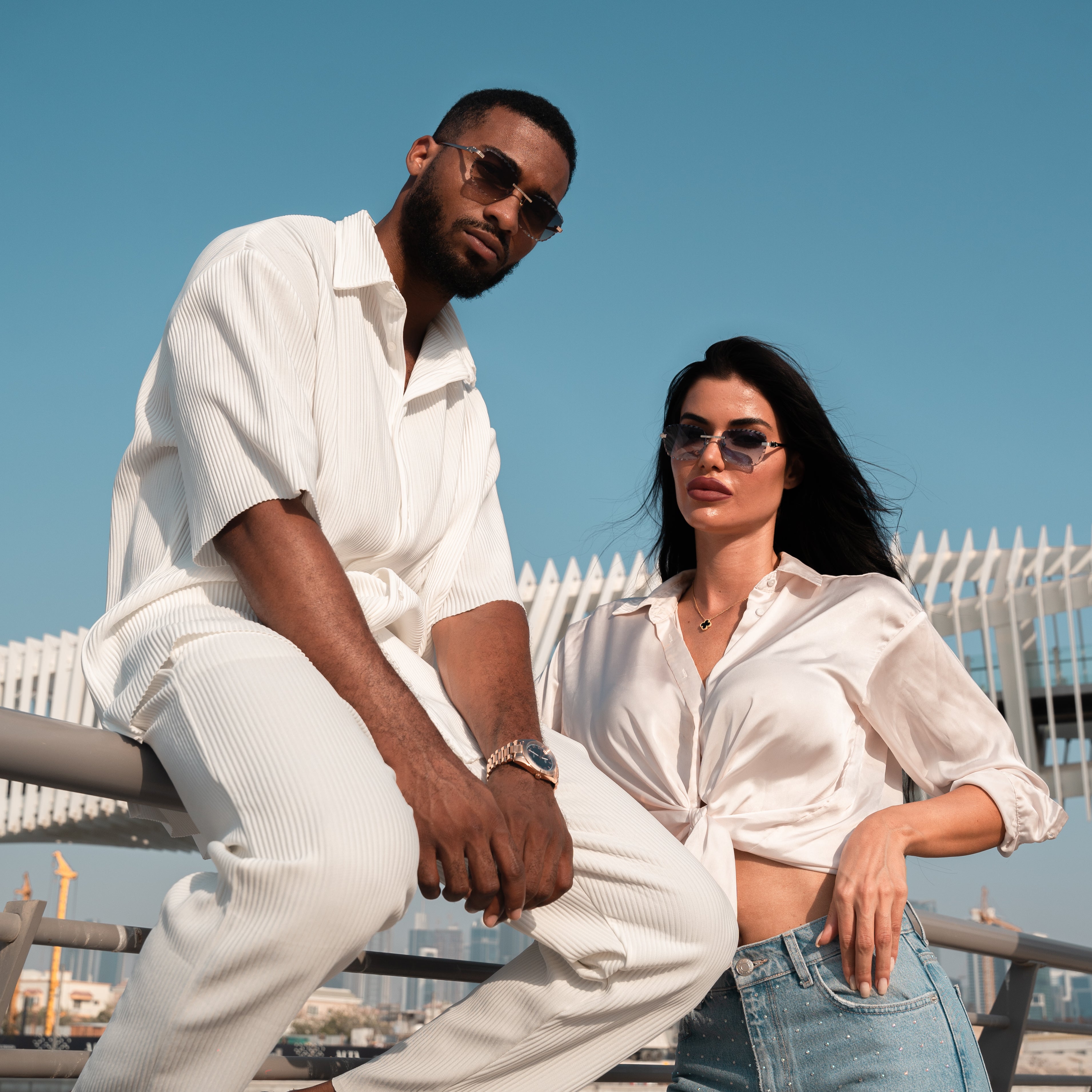 Eyewear Premium Diamond Cut Light Blue