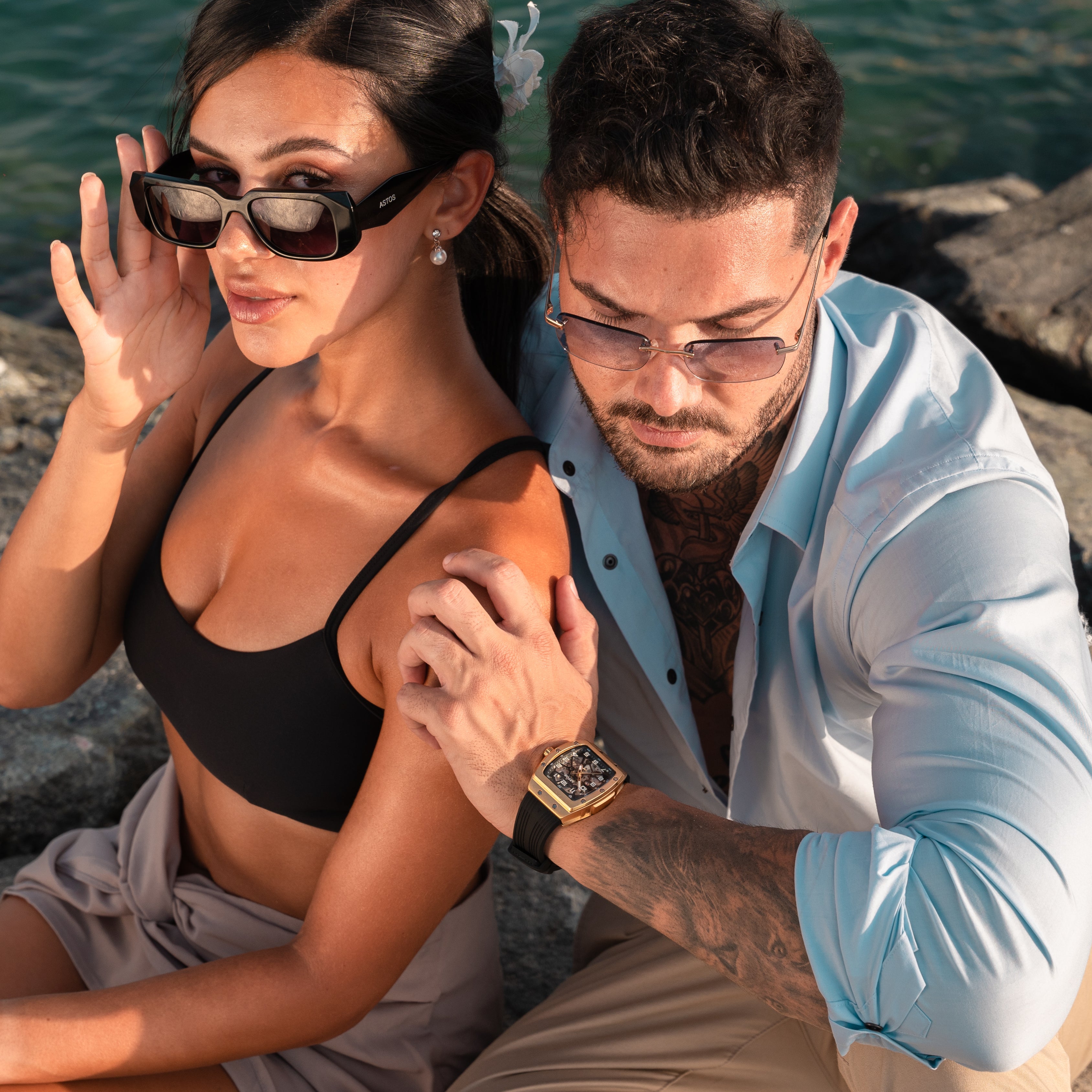 Eyewear Diamond Cut Gray