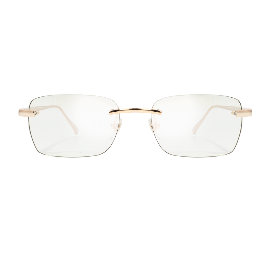 Men's Eyewear Transparent | 9K Gold plated