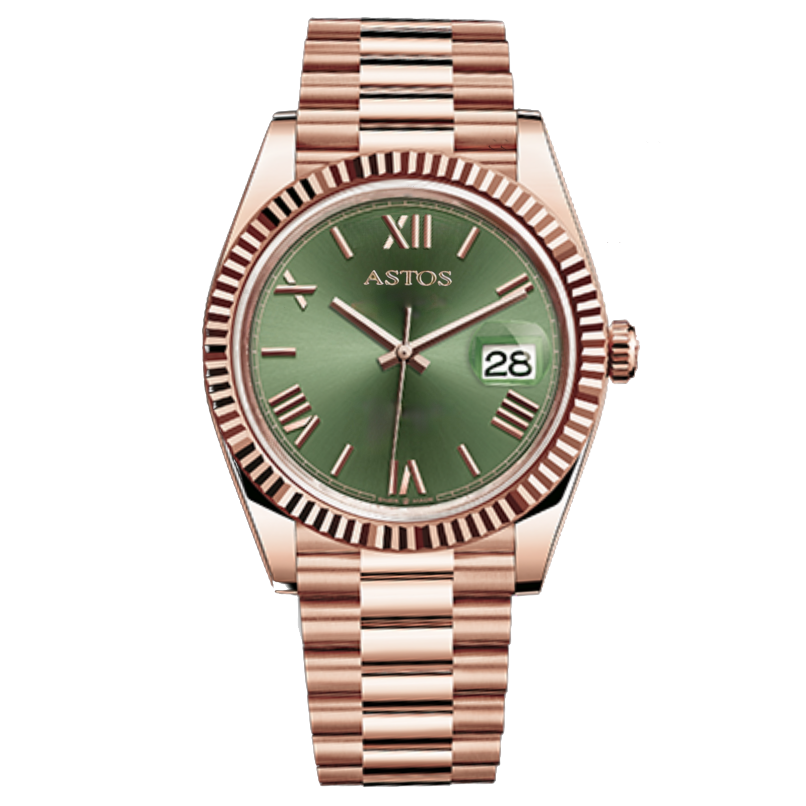 Legendary Rose Gold Green