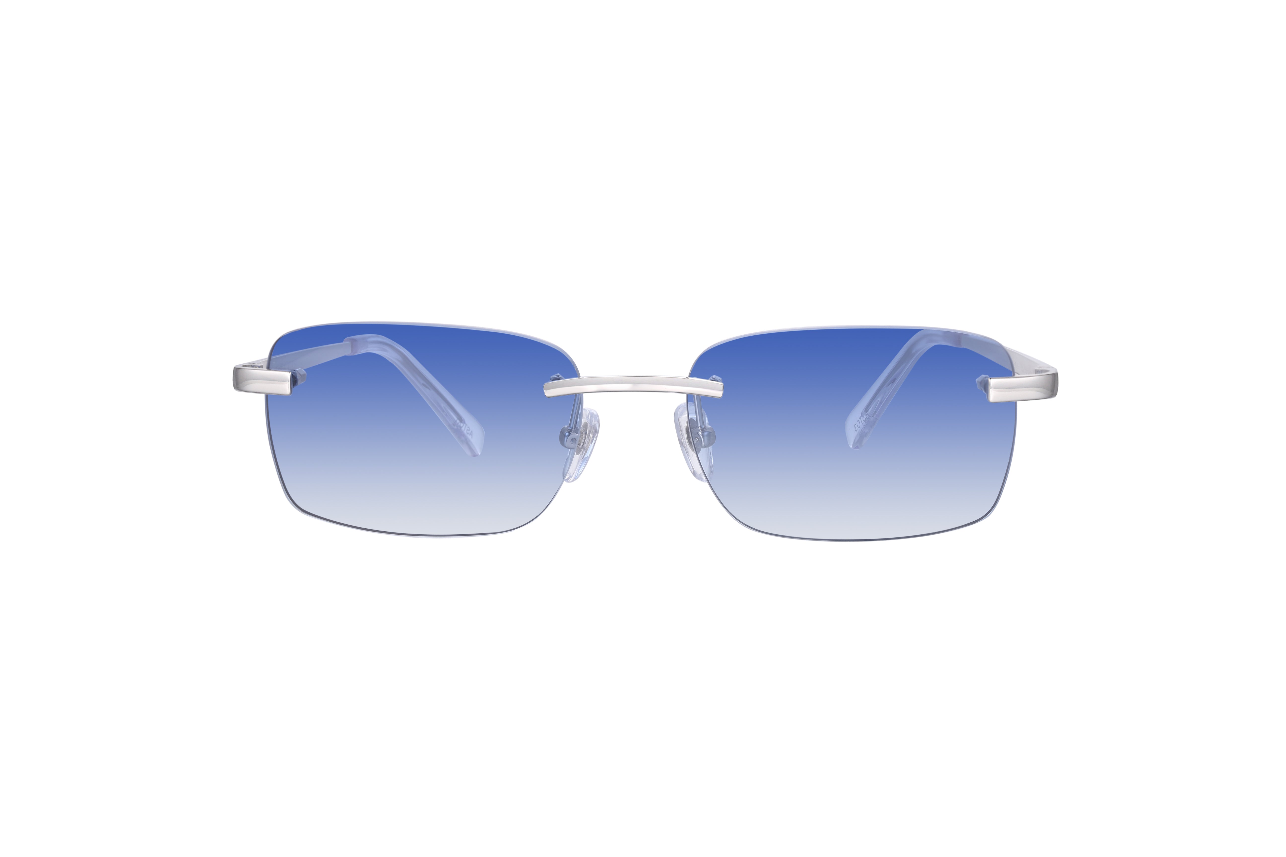 Men's Eyewear Dark Blue | Silver